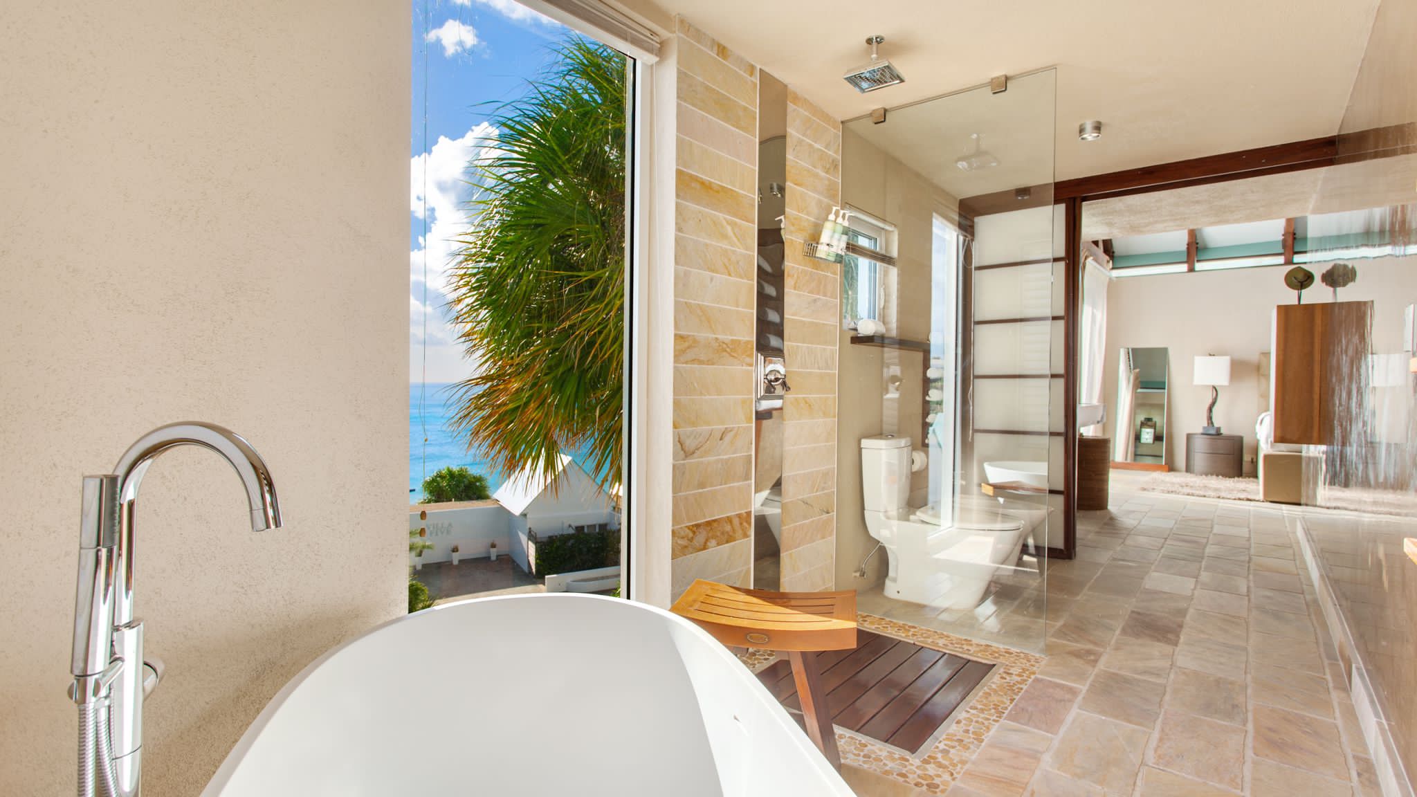 Luxury villa in Anguilla overlooking the Caribbean Sea, featuring elegant modern design and panoramic ocean views.